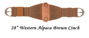 28" Western Alpaca Brown