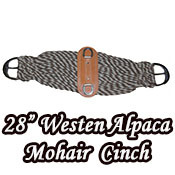 28" Western Alpaca Mohair Cinch