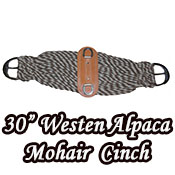 30" Western Alpaca Mohair Cinch
