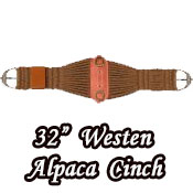 32" Western Alpaca Cinch