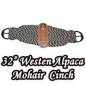 32" Western Alpaca Mohair Cinch