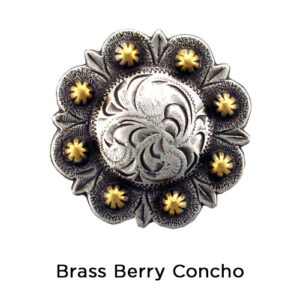 Brass Berry Concho