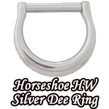 Horseshoe Hardware Silver Dee Ring