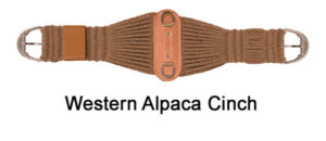Western Alpaca Brown Cinch