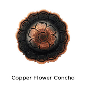 Copper Flower Concho