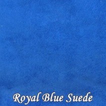 Royal Blue Suede