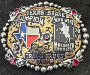 Tracy Kaden Texas State Champion Buckle